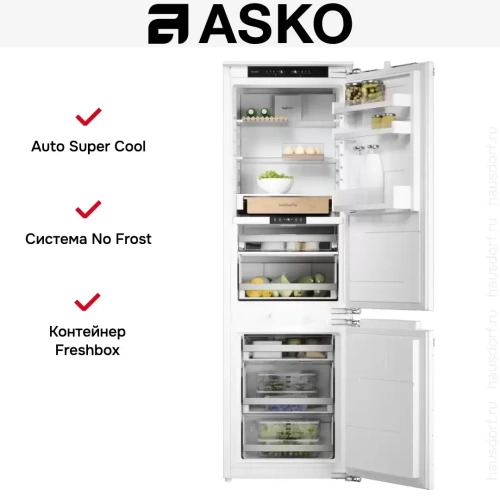 Встраиваемый комбинированный холодильник Asko RFN31842I фото 11