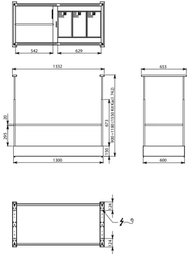 Вытяжка Falmec Spazio 130 Island steel фото 3