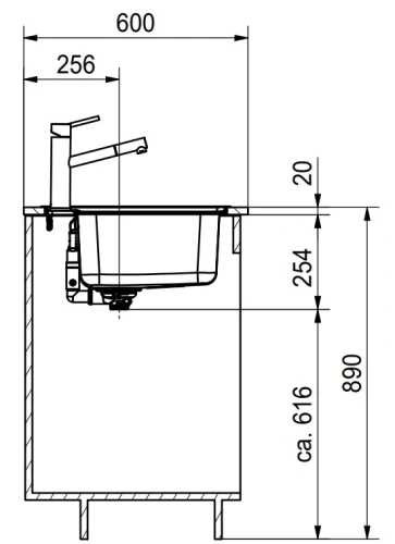 Мойка Franke BCX 610-51 TL сталь фото 5