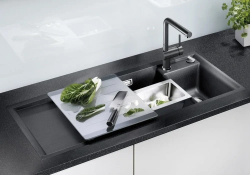 Смеситель Blanco LINUS-S 526148 Silgranit черный фото 3