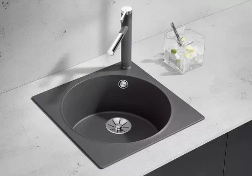 Мойка Blanco ARTAGO 6 отводная арматура InFino® антрацит фото 2