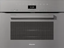 Компактный духовой шкаф с СВЧ Miele H7440BM GRGR