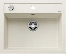 Мойка BLANCO DALAGO 6 Silgranit мягкий белый, клапан-автомат