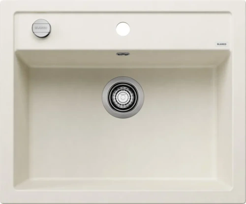 Мойка BLANCO DALAGO 6 Silgranit мягкий белый, клапан-автомат