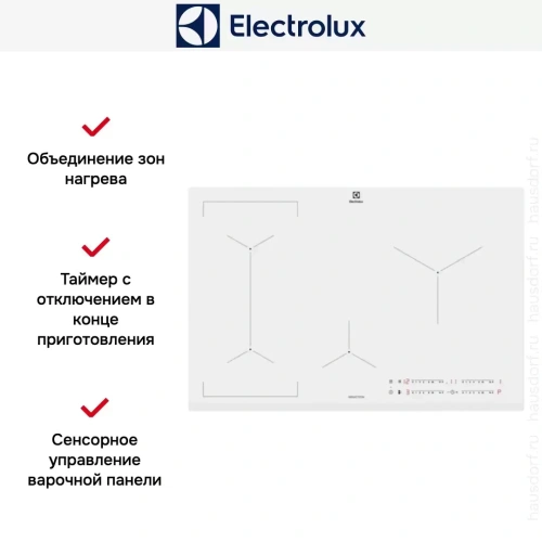 Индукционная варочная панель Electrolux EIV83443BW фото 5