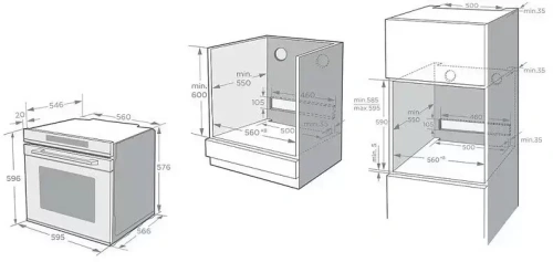 Духовой шкаф Korting OKB 1351 GSCW фото 4