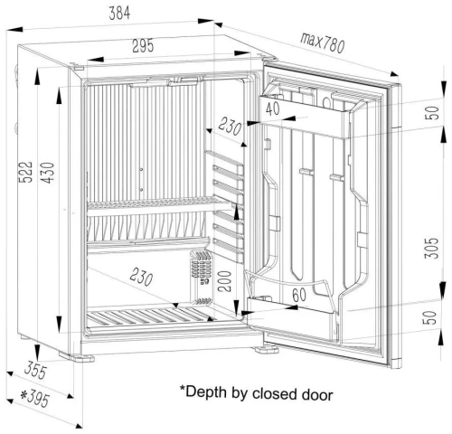 Минибар Dometic RH 430 NTE фото 4