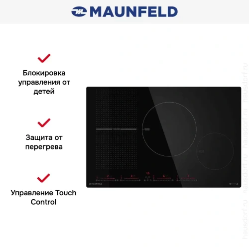 Индукционная варочная панель Maunfeld CVI804SFBK Inverter фото 11