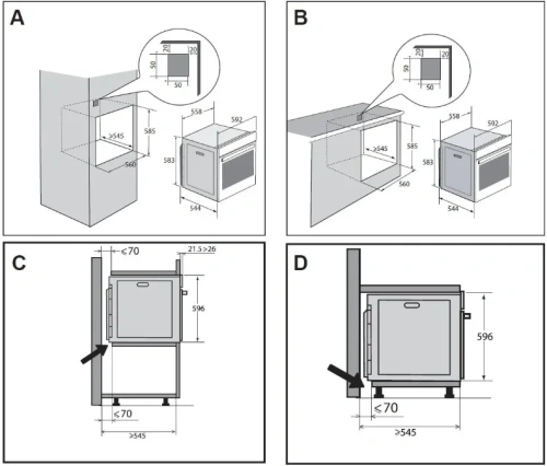 Духовой шкаф с паром De Dietrich DOR4546X фото 8