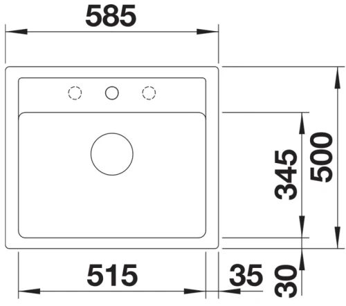 Мойка BLANCO LEGRA 6 Silgranit черный фото 2