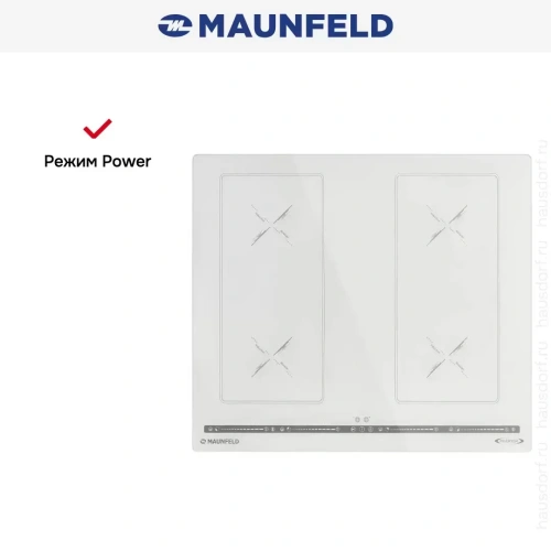 Индукционная варочная панель Maunfeld CVI594SB2WHA Inverter фото 10