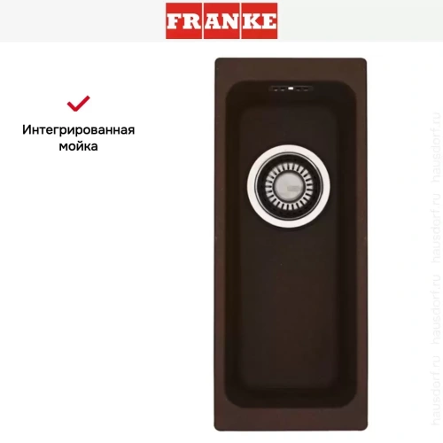 Мойка Franke KBG 110-16 шоколад фото 3