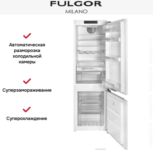 Встраиваемый холодильник Fulgor Milano FBC 352 NF ED фото 4