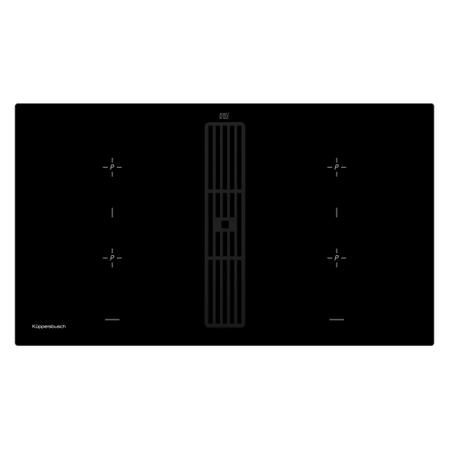 Индукционная варочная панель с вытяжкой Kuppersbusch KMI 9850.0 SR
