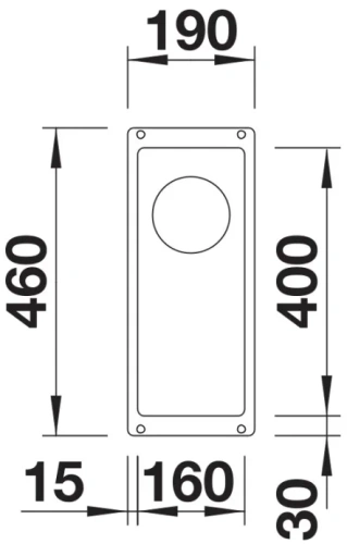 Мойка BLANCO SUBLINE 160-U Silgranit черный фото 2