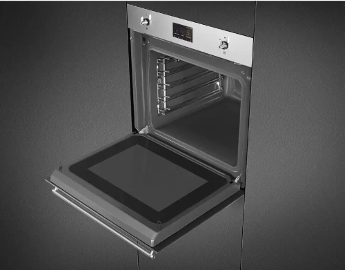 Духовой шкаф с паром Smeg SO6303APX фото 10