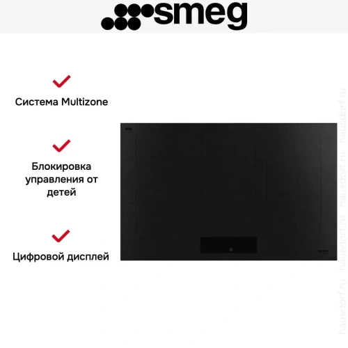 Индукционная варочная панель Smeg SIM3864MB фото 5