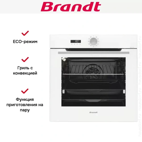 Встраиваемый духовой шкаф Brandt BOP7537W фото 7