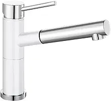 Смеситель Blanco Alta-S compact chrome/Silgranit белый