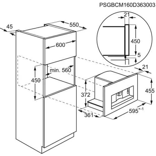 Встраиваемая кофемашина Electrolux KBC65T фото 6