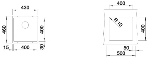 Мойка Blanco ROTAN 400-U Silgranit белый фото 3