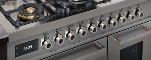 Варочный центр Bertazzoni, 6 газовых конфорок, два многофункциональных электрических шкафа, 120 см, черный Черный фото 3