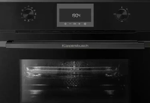 Компактный духовой шкаф с микроволнами Kuppersbusch CBM 6330.0 S2 Black Chrome фото 2