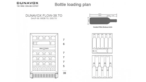 Винный шкаф Dunavox DAUF-38.100DB фото 3