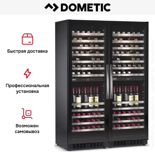 Винный шкаф Dometic E115FG Double Silver фото 14