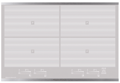 Индукционная варочная панель Kuppersbusch KI 8800.0 GE стальная рамка