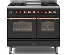 Кухонный блок ILVE PD10FNE3/MGP матовый графит (фурн. медь)