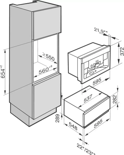 Подогреватель Miele ESW6229 HVBR коричневый гавана фото 2