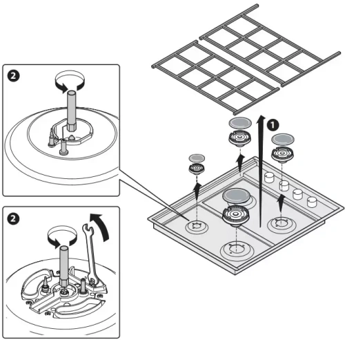 Газовая варочная панель Barazza 1PLB5 фото 4