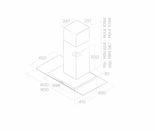 Вытяжка ELICA FLAT GLASS IX/A/90 фото 7