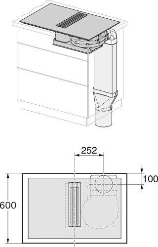 Индукционная варочная панель с вытяжкой Miele KMDA 7634 FR фото 4