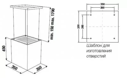 Островная вытяжка Kuppersbusch DI 3800.0 W2 Black Chrome фото 2