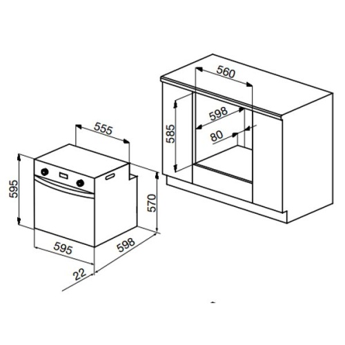 Газовый духовой шкаф Korting OGG 741 CRN фото 4