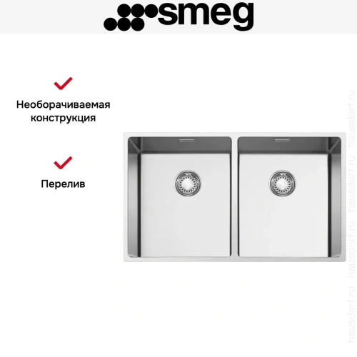 Мойка Smeg VR12S3434 фото 7
