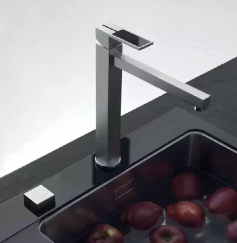 Смеситель Franke Planar Crystal хром/белый фото 3