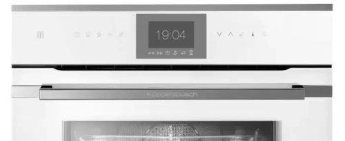 Компактный духовой шкаф с микроволнами Kuppersbusch CBM 6550.0 W3 Silver Chrome фото 2