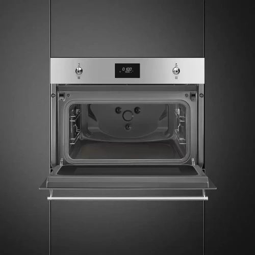 Встраиваемая микроволновая печь Smeg SO4301M0X фото 5