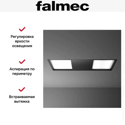 Встраиваемая вытяжка Falmec Skema 120 black фото 8