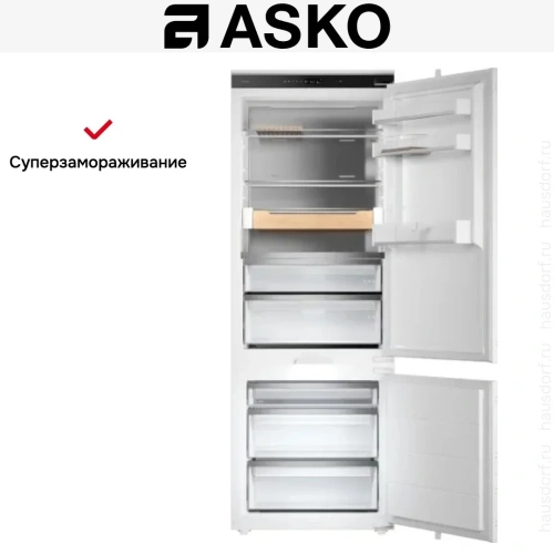 Встраиваемый комбинированный холодильник Asko RBC597SND1 фото 8