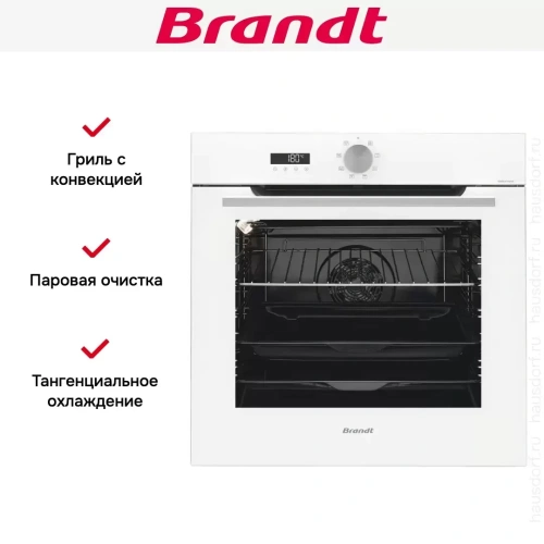 Встраиваемый духовой шкаф Brandt BOH7532W фото 7