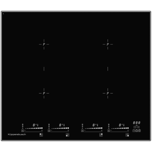 Индукционная варочная панель Kuppersbusch KI 6800.0 SF фацет