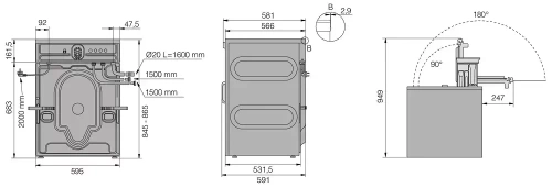 Профессиональная стиральная машина Asko WMC6743PB.T фото 12