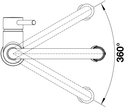 Смеситель Blanco CATRIS-S Flexo 525792 нержавеющая сталь фото 9