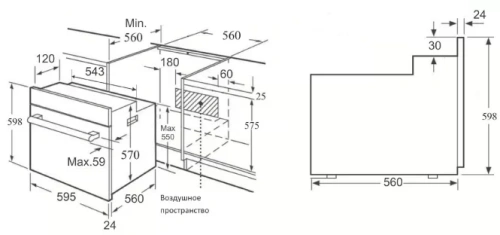 Духовой шкаф Korting OGG 541 CFX фото 6