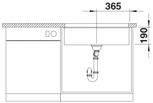 Мойка Blanco ROTAN 700-U Silgranit алюметаллик фото 5