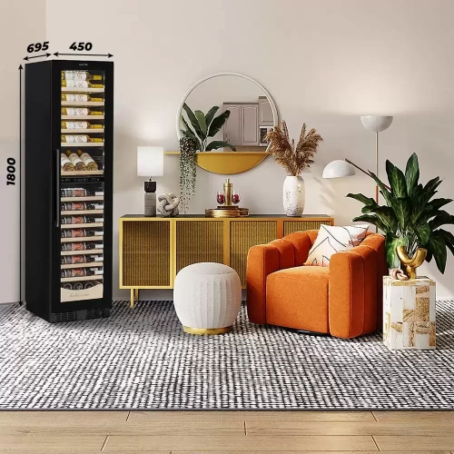Винный шкаф Meyvel MV106-KBT2 (Slim) фото 19